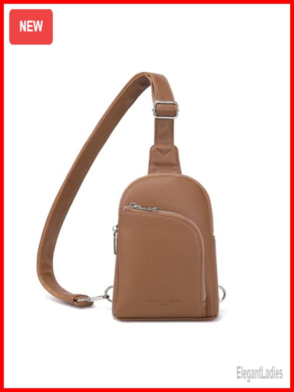 Small Anti Theft Crossbody Bag Vegan Leather RFID Travel Purse